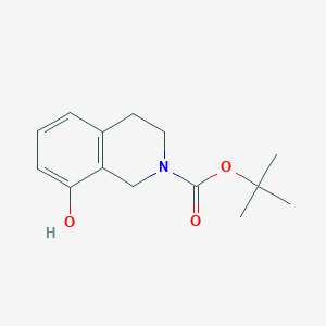 molecular formula C14H19NO3 B1504600 Tert-butyl 8-hydroxy-3,4-dihydroisoquinoline-2(1H)-carboxylate CAS No. 464900-21-8
