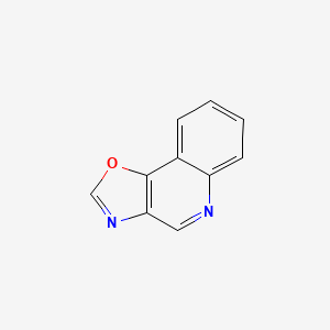 molecular formula C10H6N2O B15046130 Oxazolo[4,5-c]quinoline 