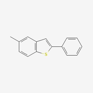 molecular formula C15H12S B15046181 5-Methyl-2-phenylbenzothiophene 