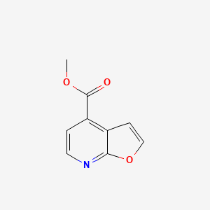 molecular formula C9H7NO3 B15046246 Methyl furo[2,3-b]pyridine-4-carboxylate 