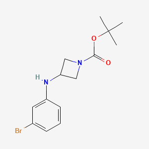 molecular formula C14H19BrN2O2 B1504643 Tert-butyl 3-(3-bromoanilino)azetidine-1-carboxylate CAS No. 887579-41-1