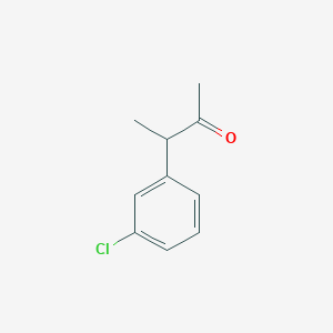 molecular formula C10H11ClO B1504669 3-(3-Chlorophenyl)butan-2-one CAS No. 21905-97-5