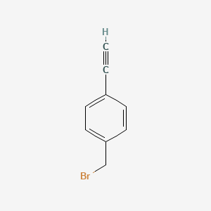 molecular formula C9H7B B1504678 1-(Bromomethyl)-4-ethynylbenzene CAS No. 351002-91-0