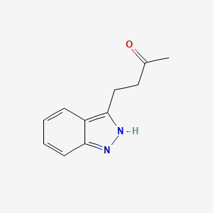 molecular formula C11H12N2O B1504691 4-(1H-Indazol-3-YL)butan-2-one CAS No. 214541-51-2