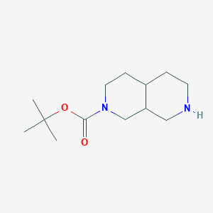 B1504692 Tert-butyl octahydro-2,7-naphthyridine-2(1H)-carboxylate CAS No. 885270-18-8