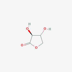 molecular formula C4H6O4 B15047064 (3S)-3,4-dihydroxyoxolan-2-one 