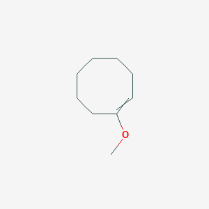 molecular formula C9H16O B15047316 1-Methoxycyclooct-1-ene 