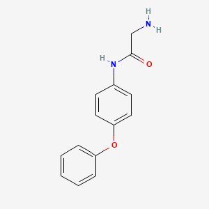 molecular formula C14H14N2O2 B15047658 2-amino-N-(4-phenoxyphenyl)acetamide 