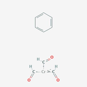 molecular formula C9H9CrO3 B15047678 Benzene; chromiumtricarbaldehyde 