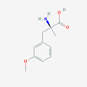 molecular formula C11H15NO3 B15047696 Phenylalanine, 3-methoxy-alpha-methyl- 