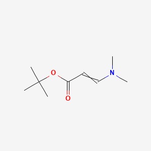 molecular formula C9H17NO2 B15047770 Tert-butyl 3-(dimethylamino)prop-2-enoate 