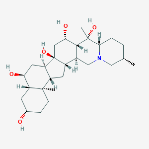 molecular formula C27H45NO5 B150479 Pingpeimine A CAS No. 82841-67-6