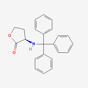 molecular formula C23H21NO2 B1504795 N-Trityl-D-homoserine lactone 