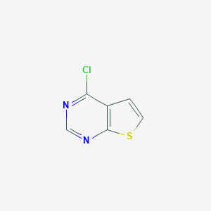 molecular formula C6H3ClN2S B015048 4-Chlorothieno[2,3-d]pyrimidine CAS No. 14080-59-2