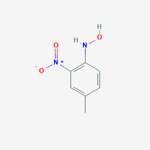 molecular formula C7H8N2O3 B150481 N-Hydroxy-4-methyl-2-nitroaniline CAS No. 129423-32-1