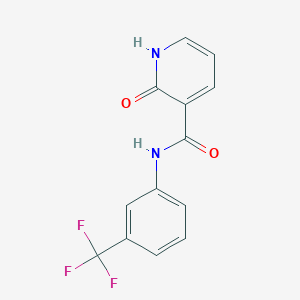 2-Oxo-N-[3-(trifluoromethyl)phenyl]-1,2-dihydropyridine-3-carboxamide