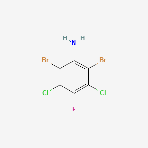 2,6-Dibromo-3,5-dichloro-4-fluoroaniline