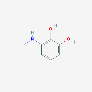 molecular formula C7H9NO2 B15048690 3-(Methylamino)benzene-1,2-diol 