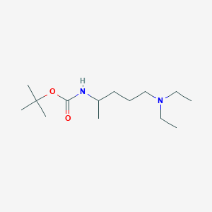 molecular formula C14H30N2O2 B15048857 tert-Butyl (5-(diethylamino)pentan-2-yl)carbamate 
