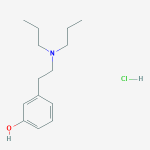 3-[2-(Dipropylamino)ethyl]phenol--hydrogen chloride (1/1)