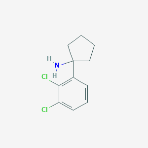 molecular formula C11H13Cl2N B15048987 1-(2,3-Dichlorophenyl)cyclopentanamine 