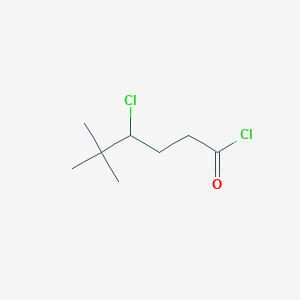 4-Chloro-5,5-dimethylhexanoyl chloride