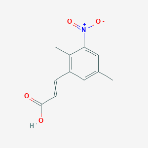 3-(2,5-Dimethyl-3-nitrophenyl)prop-2-enoic acid