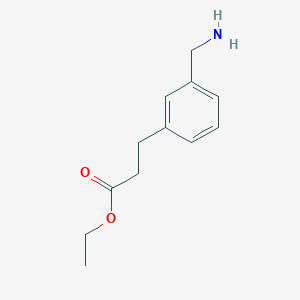 Ethyl 3-(3-(aminomethyl)phenyl)propanoate