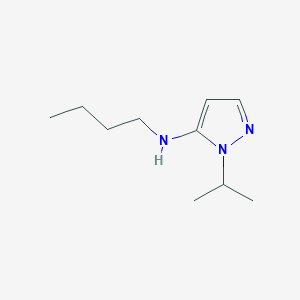 molecular formula C10H19N3 B15049370 N-butyl-1-(propan-2-yl)-1H-pyrazol-5-amine 