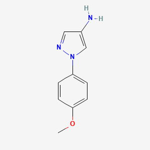 molecular formula C10H11N3O B15049517 1-(4-methoxyphenyl)-1H-pyrazol-4-amine 