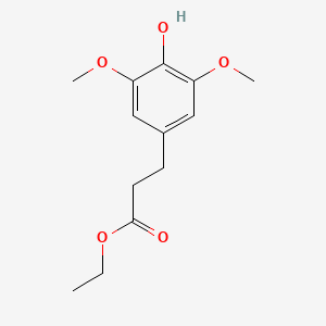molecular formula C13H18O5 B1504966 Ethyl 3-(4-hydroxy-3,5-dimethoxyphenyl)propanoate CAS No. 92157-61-4