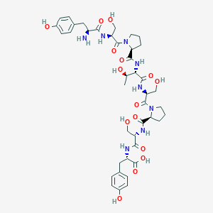 molecular formula C41H56N8O15 B150499 Ysptspsy CAS No. 127959-11-9
