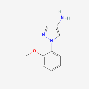 molecular formula C10H11N3O B15049923 1-(2-methoxyphenyl)-1H-pyrazol-4-amine 