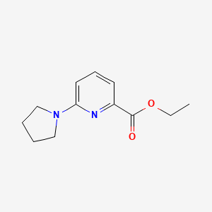 molecular formula C12H16N2O2 B1504995 Ethyl 6-(1-pyrrolidyl)pyridine-2-carboxylate CAS No. 1166756-92-8