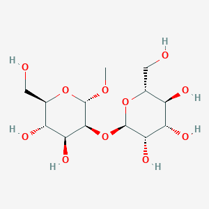 molecular formula C13H24O11 B015050 Methyl 2-O-mannopyranosylmannopyranoside CAS No. 59571-75-4