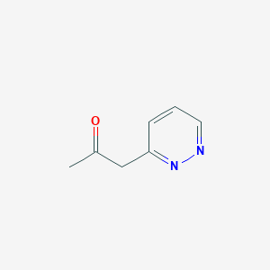 molecular formula C7H8N2O B15050041 1-(Pyridazin-3-yl)propan-2-one 
