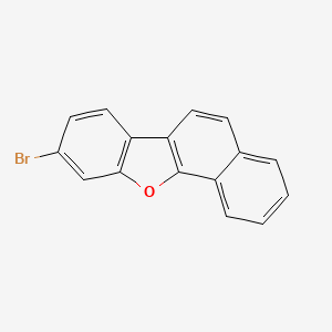 molecular formula C16H9BrO B15050079 9-Bromobenzo[b]naphtho[2,1-d]furan 