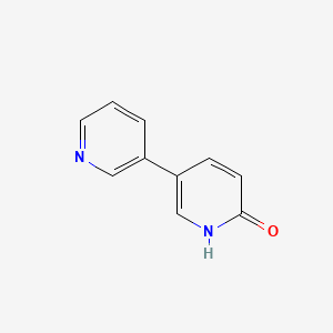 molecular formula C10H8N2O B15050137 [3,3'-Bipyridin]-6-OL 