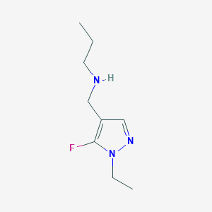 molecular formula C9H16FN3 B15050153 [(1-ethyl-5-fluoro-1H-pyrazol-4-yl)methyl](propyl)amine CAS No. 1856088-60-2