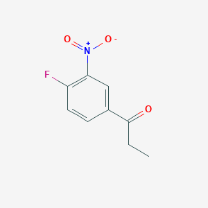 molecular formula C9H8FNO3 B1505017 1-(4-Fluoro-3-nitrophenyl)propan-1-one CAS No. 777-48-0