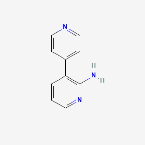 molecular formula C10H9N3 B15050176 [3,4'-Bipyridin]-2-amine 