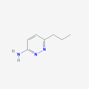 molecular formula C7H11N3 B15050259 6-Propylpyridazin-3-amine 