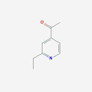 molecular formula C9H11NO B15050303 1-(2-Ethylpyridin-4-yl)ethanone 