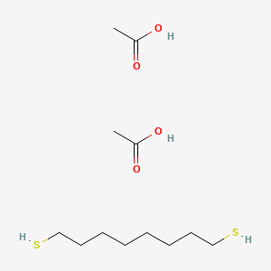 molecular formula C12H26O4S2 B1505044 Acetic acid;octane-1,8-dithiol CAS No. 351003-17-3