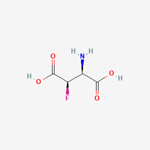 molecular formula C4H6FNO4 B1505056 (3R)-3-Fluoro-D-aspartic acid CAS No. 68832-50-8