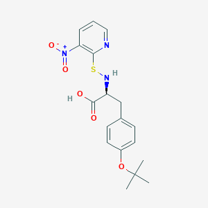 molecular formula C18H21N3O5S B1505058 N-(3-Nitro-2-pyridinesulfenyl)-O-t-butyl-L-tyrosine CAS No. 76863-84-8