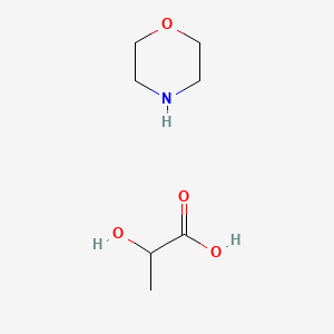 molecular formula C7H15NO4 B1505061 Morpholine lactate CAS No. 80145-09-1