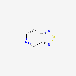 molecular formula C5H3N3S B15050652 [1,2,5]Thiadiazolo[3,4-c]pyridine 