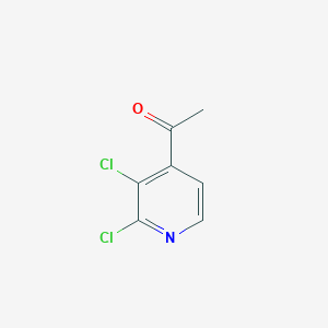 molecular formula C7H5Cl2NO B15050727 1-(2,3-Dichloropyridin-4-yl)ethanone 