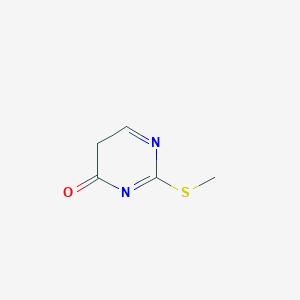 molecular formula C5H6N2OS B1505076 2-(methylthio)pyrimidin-4(5H)-one CAS No. 76455-84-0